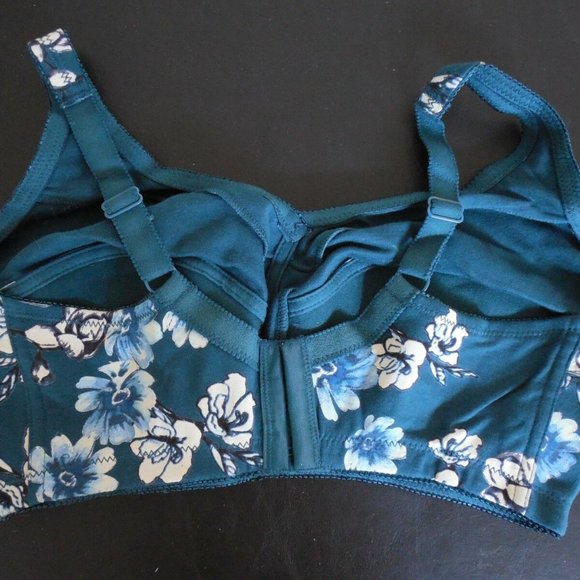 New Womens Wire Free Soft Cotton Floral Size 36G - Picture 6 of 8